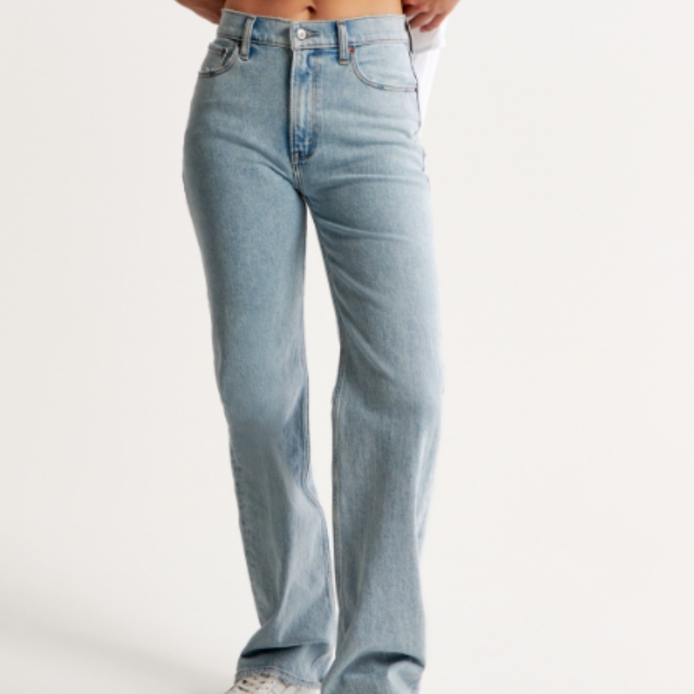90's relaxed high rise jeans